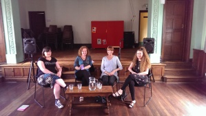 Me, Sue Moorcroft, Liz Harris and Christina Courtenay